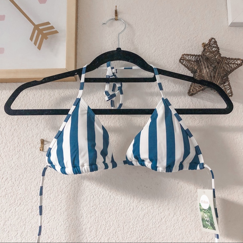 [NWT] PACSUN striped sailor triangle bikini top